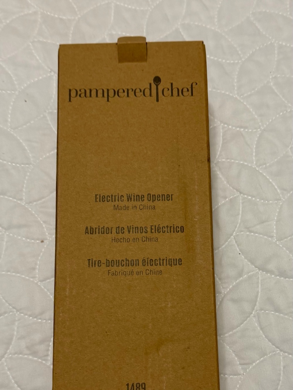 Pampered chef electric wine opener